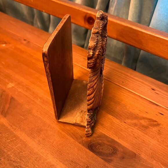 Vintage  napkin letter holder With "Give Us This Day Our Daily Bread" Engraving - Picture 5 of 8